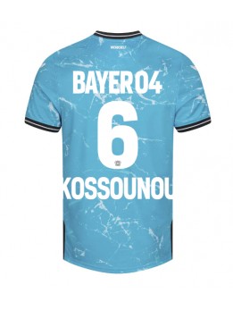 Bayer Leverkusen Odilon Kossounou #6 Ausweichtrikot 2023-24 Kurzarm